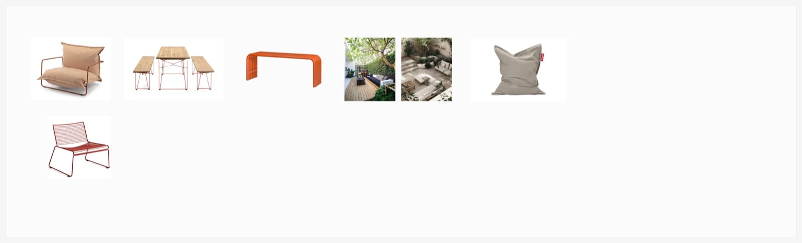 Dachterrasse: Outdoor-Möbel und Deck